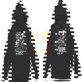 4 Year Old Boys 4Th Birthday Dinosaur Monster Truck Party Hoodie - Thegiftio UK