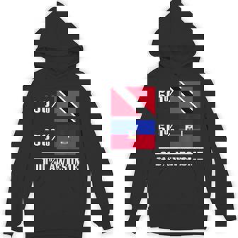 50 Trinidad & Tobago 50 Haiti Flag Unisex Hoodie - Thegiftio