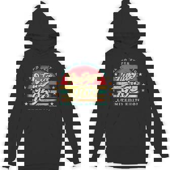 60th Birthday 1963 Aged To Perfection Born In 60s Retro Sun Unisex Hoodie - Monsterry