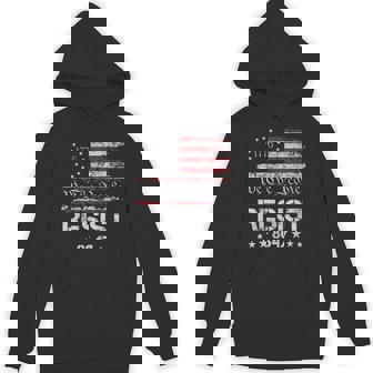 8647 Anti Trump Resist Impeach Trump Impeach 47 86 47 Flag Hoodie - Thegiftio