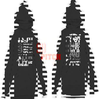 99 Problems But a Pitch Ain't One Funny Baseball Player Tee Unisex Hoodie - Monsterry