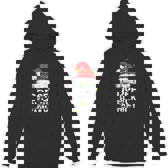 African Dope Family Afro Team Santa Matching Christmas Unisex Hoodie - Monsterry