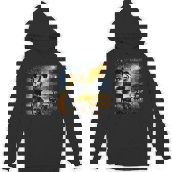 African Wild Dog Starry Night African Wild Dog Unisex Hoodie - Monsterry