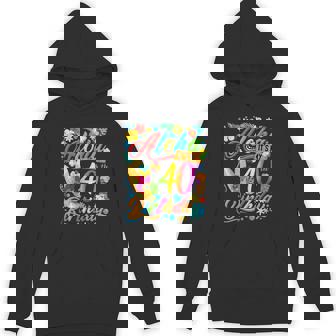 Aloha It's My 40th Birthday Surfing Hawaiian Beach Hibiscus Unisex Hoodie - Monsterry