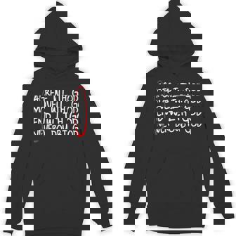 Amen Agree With God Move With God End With God On Back Hoodie - Monsterry
