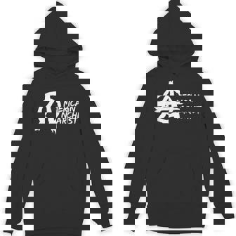 American Anarchist Anarchy Symbol Anti Government Unisex Hoodie - Monsterry
