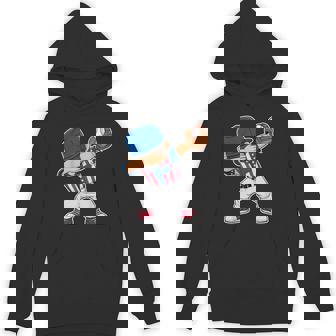 American Baseball Dab Pitcher USA Dabbing Outfit Unisex Hoodie - Monsterry