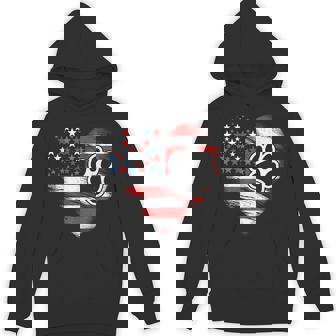 American Flag Dog And Cat Paw Patriotic 4th Of July Unisex Hoodie - Monsterry
