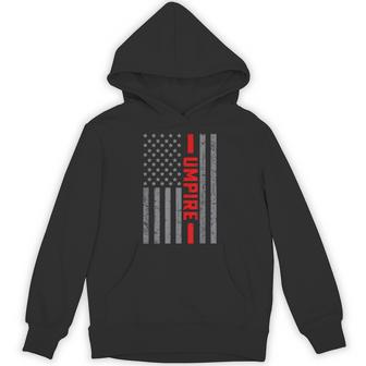 American Flag Umpire Us Flag Vintage For Dad Hoodie | Seseable UK