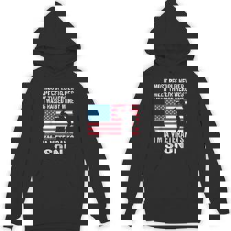 American Proud Veteran Son Veterans Day Memorial Day Unisex Hoodie - Monsterry