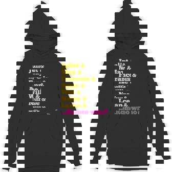 & Juliet Characters 'Romeo Who' Musical Theatre Musicals Hoodie | Seseable UK