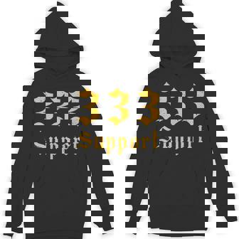 Angel Number 333 New Life And Abundance Support Angel 333 Unisex Hoodie - Monsterry