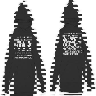 The Answer Is American Crocodile Math Teacher Student Tank Top Unisex Hoodie - Monsterry