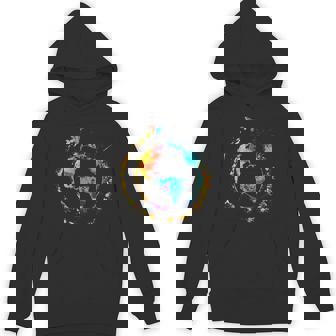 Artistic Earth Watercolor Travel World Traveling Colorful Unisex Hoodie - Monsterry