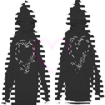 Assistant Principal Heart Outline Subtle Valentines Day Unisex Hoodie - Monsterry