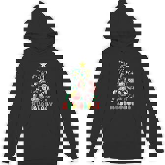 Audiology Christmas Tree Audiologist Squad Healthcare Worker Unisex Hoodie - Monsterry