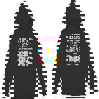 Auntie Of The Sweet One 1St Birthday Donut Bday Party Hoodie - Monsterry