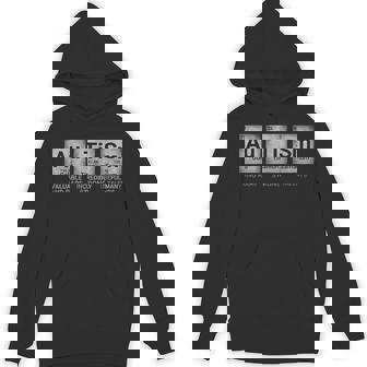 Autism Awareness Periodic Table Autism Periodic Table Mens Hoodie - Monsterry
