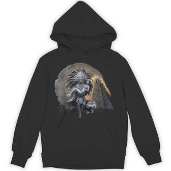 Aztec Warrior Mayan Indigenous Mexican Aztec Jaguar Hoodie - Thegiftio UK