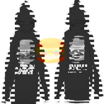 Bacon Cheeseburger Hamburger Addict Junk Fast Food Premium Unisex Hoodie - Monsterry