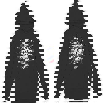 Barber Pole Hair Cutting Hairstyle Unisex Hoodie - Monsterry
