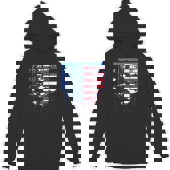 Baseball Drip Boys Ice Cream Patriotic American Flag Hoodie - Thegiftio UK