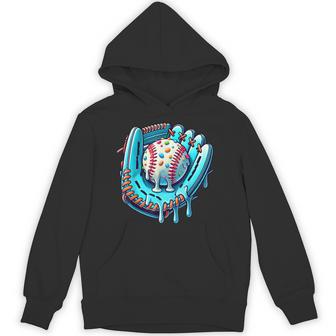 Baseball Drip Ice Cream Sprinkles Baseball Player Hoodie - Thegiftio UK