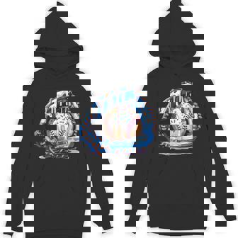 Baseball Drip Ice Cream Sprinkles Baseball Glove Hoodie - Seseable