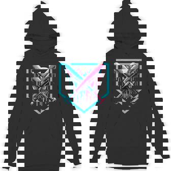 Baseball Home Plate Drip Boys Baseball Bat Baseball Drip Unisex Hoodie - Monsterry