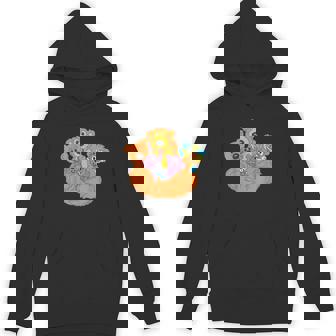 Bear In The Blue House Costume Hoodie - Seseable