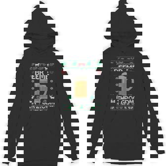 Beer Me I'm The Groom Engagement Or Bachelor Party Christmas Unisex Hoodie - Monsterry