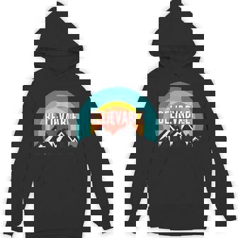 Believable Vintage Retro Sunset Unisex Hoodie - Monsterry