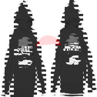 Believe Santa Hat Cap Mustache Kids Family Christmas Unisex Hoodie - Monsterry