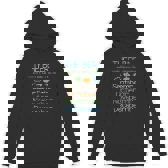 The Ber Months Are Here September October November December Unisex Hoodie - Monsterry