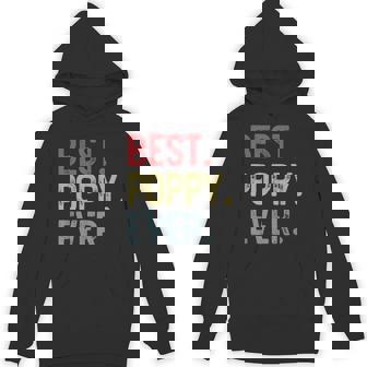 Best Poppy Ever Vintage Father's Day For Grandpa Hoodie - Thegiftio UK