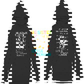 Big Sister Of Little Penguin Birthday Family Shirts Matching Unisex Hoodie - Monsterry