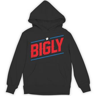 BIGLY Baby Blu Pink Navy Asphalt Unisex Hoodie - Monsterry