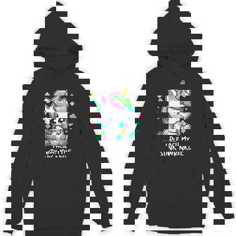 I Bleach My Stink Wrinkle Cute Unicorn Y2k Unhinged Cringe Hoodie - Monsterry