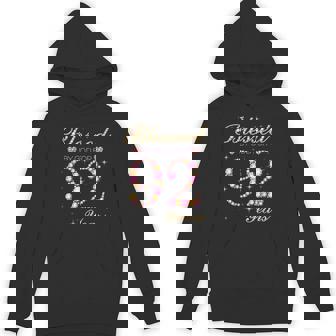 Blessed By God For 92 Years Old 92nd Birthday Party Unisex Hoodie - Monsterry