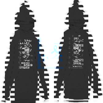 Blue Colon Cancer Awareness Mamaw Support Squad Colorectal Hoodie | Mazezy
