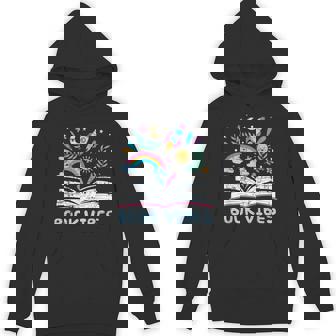 Book Vibes Bookworm Library Reading Unisex Hoodie - Monsterry