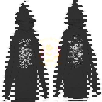 Books Because Murder Is Wrong Reading Gothic Dark Unisex Hoodie - Monsterry