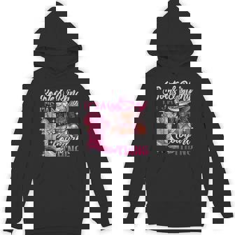 Boots & Bling Its A Cowgirl Thing Pink Black Cowgirl Melanin Hoodie - Thegiftio UK
