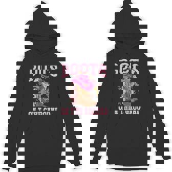 Boots On The Ground Cowgirl Linedance Boot Cowboy Western Hoodie - Monsterry