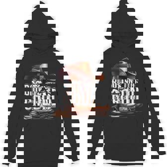 Boots On The Ground Cowgirl Linedance Boot Cowboy Western Hoodie - Thegiftio UK