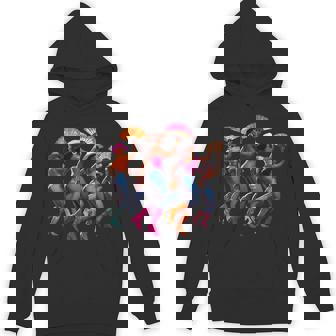 Boots On The Ground Dancing Cowgirl Boot Cowboy Western Hoodie - Seseable