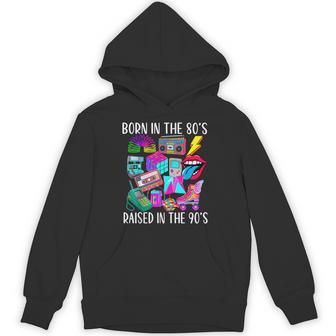 Born In The 80'S Raised In The 90'S & 1990S Vintage Hoodie - Thegiftio UK