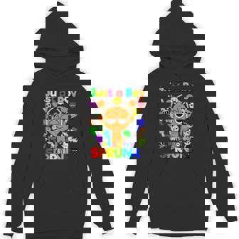 Boy Who Loves Sprunki For Birthday Decoration Oren Simon Hoodie | Seseable UK