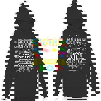 Brother Of The Birthday Boy Master Builder Blocks Building Hoodie | Seseable UK