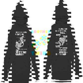 Brother Of The Birthday Twins Twin Celebrate Cute Unisex Hoodie - Monsterry